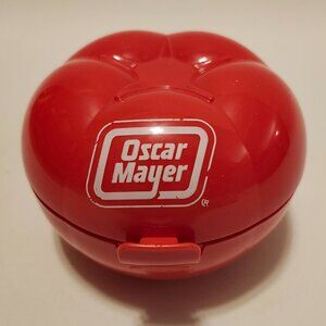 OSCAR MAYER Tupperware Red Tomato Holder Keeper Container Refrigerator Storage